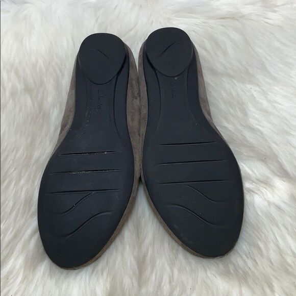Clarks Bendables Suede Flats Sz 8.5 - Picture 6 of 6